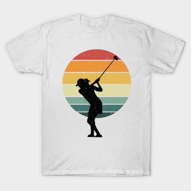 golf vintage classic retro T-Shirt by Tesszero